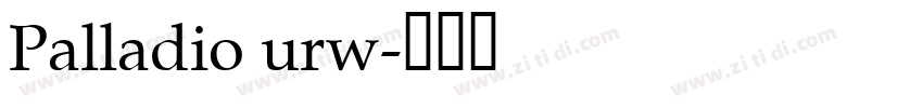 Palladio urw字体转换 Palladio urw字体转换